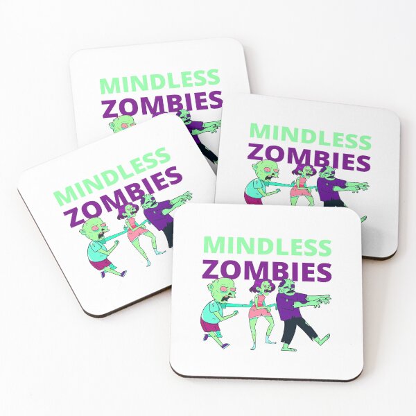Item preview, MINDLESS ZOMBIES designed and sold by wildwhimsical.