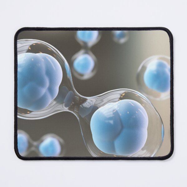 Item preview, BLUE STEM CELL RESEARCH MICROSCOPIC VIEW PHOTO IMAGE MEDICAL LABORATORY SCIENTIST designed and sold by Hippiesole.