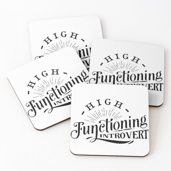 Item preview, High functioning introvert - Funny men’s and women’s introvert sayings designed and sold by Designs Of all kinds.