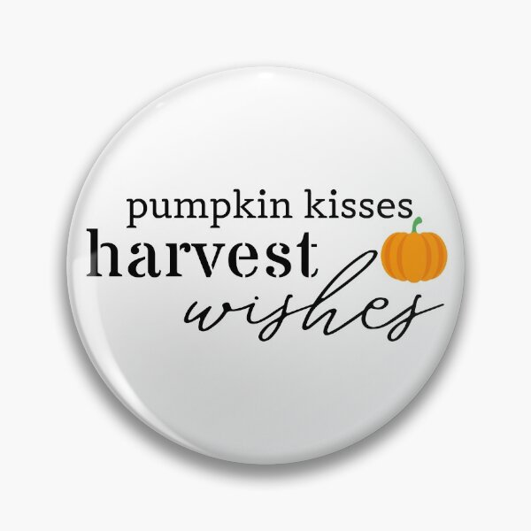Item preview, Pumpkin Kisses Harvest Wishes Fall Sayings designed and sold by HappyPeeps.
