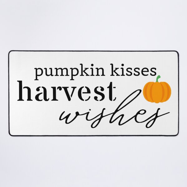 Item preview, Pumpkin Kisses Harvest Wishes Fall Sayings designed and sold by HappyPeeps.