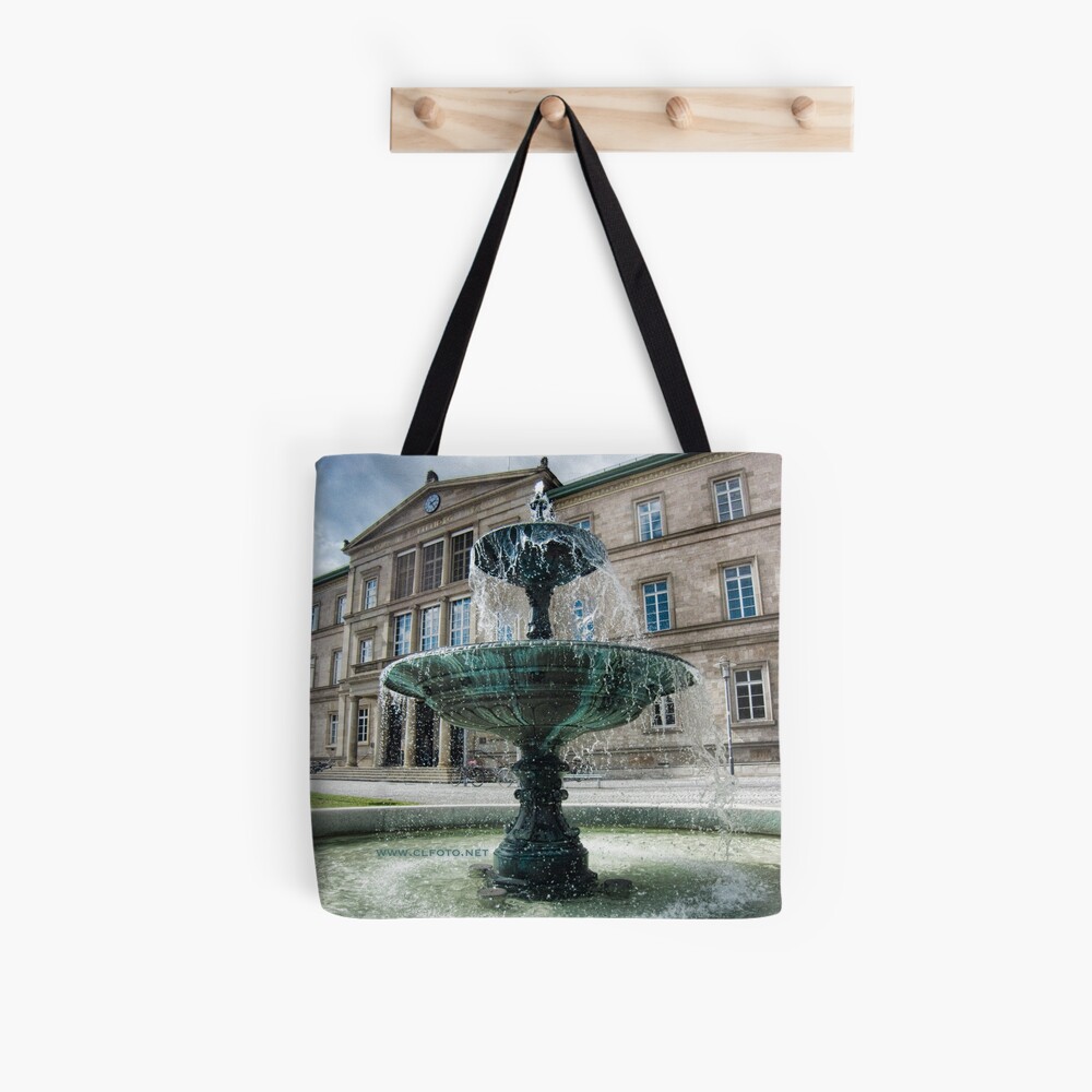 Neue Aula Fountain, Tübingen, Germany Tote Bag