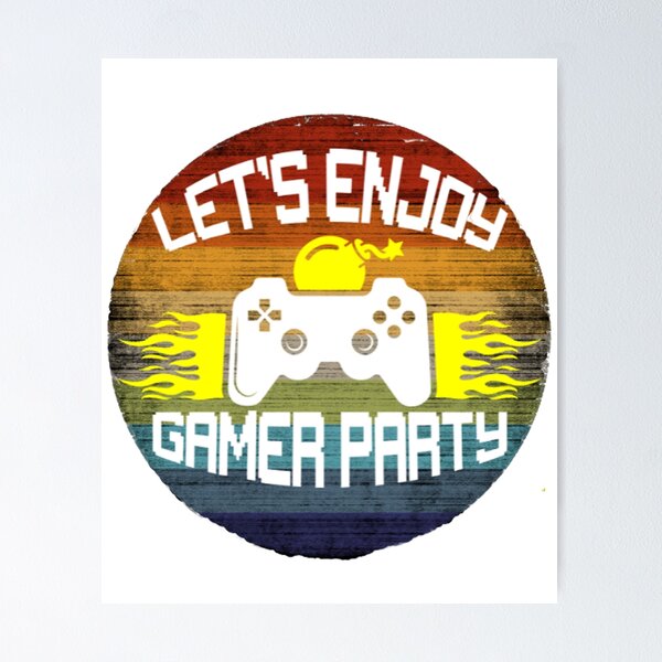 Artikel-Vorschau von LASSEN SIE UNS GAMER PARTY-GAMING NERD GENIESSEN, designt und verkauft von LabelStore.