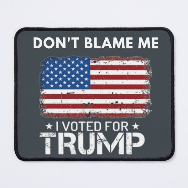 Item preview, Vintage Don't Blame Me I Voted For Trump USA Flag shirt designed and sold by chanat3659.