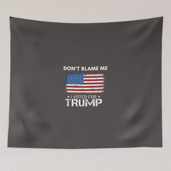 Item preview, Vintage Don't Blame Me I Voted For Trump USA Flag shirt designed and sold by chanat3659.