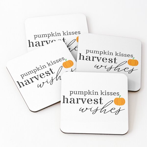 Item preview, Pumpkin Kisses Harvest Wishes Fall Sayings designed and sold by HappyPeeps.