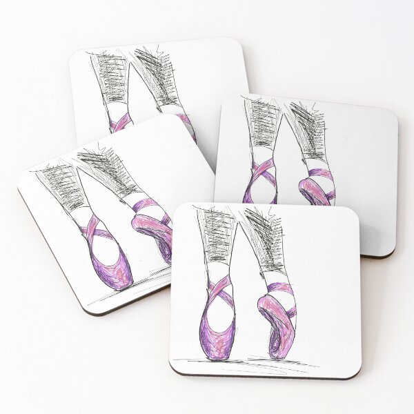 Aperçu de l'œuvre Illustration de chaussures de ballet ballerine de danse créée et vendue par Aroastock.