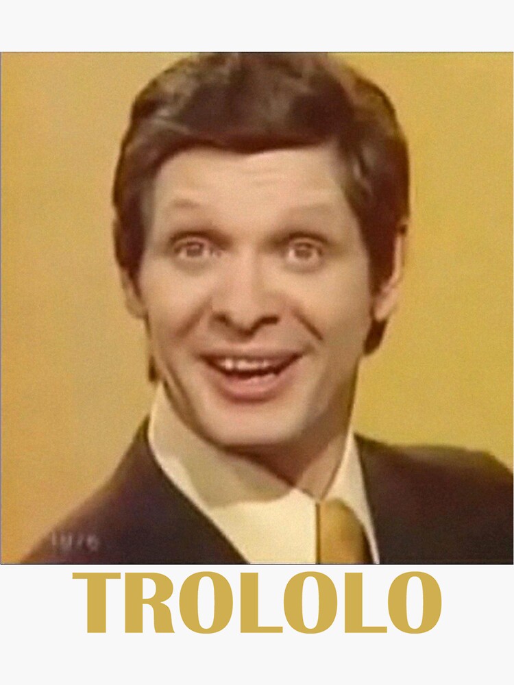 "Trololo, Mr Trololo" Sticker for Sale by akihin Redbubble