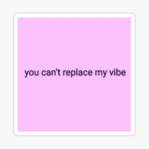 "Vibe" Sticker for Sale by Nicole-dadzie | Redbubble
