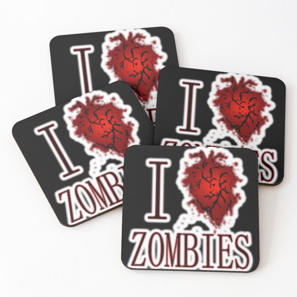 Item preview, I Heart Zombies W/ White Stroke designed and sold by Jonathan  Gillette.