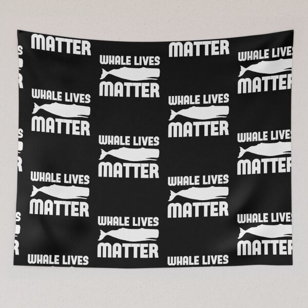 Item preview, Whale lives matter design whit a sperm whale. We have to protect the whales!  designed and sold by NobelFashion.