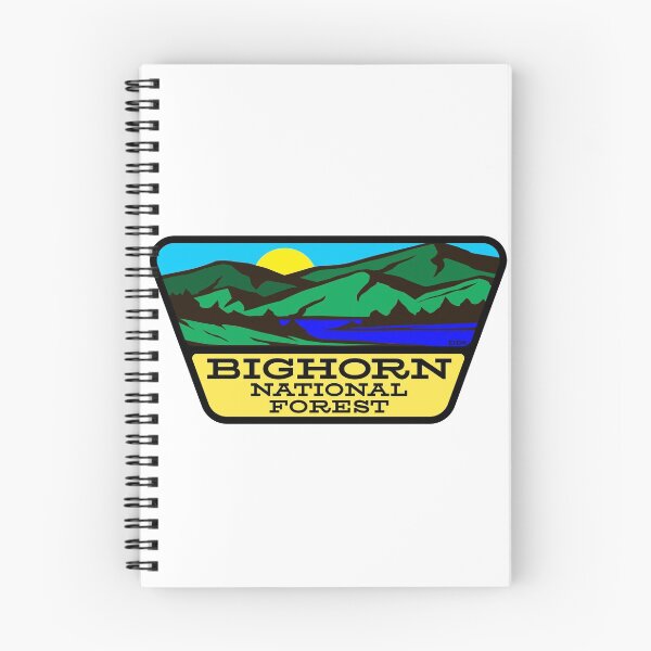 Artikelvorschau, Bighorn National Forest Wyoming Schild WY entworfen und verkauft von DESTINATIONS DECAL.