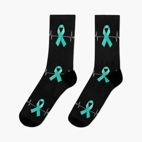 Item preview, Ovarian Cancer Awareness Heartbeat designed and sold by CuteDesigns1.