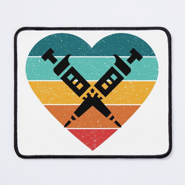 Item preview, BLUE HEART SHAPED RETRO TEXTURED SUNSET PIPETTES designed and sold by Hippiesole.