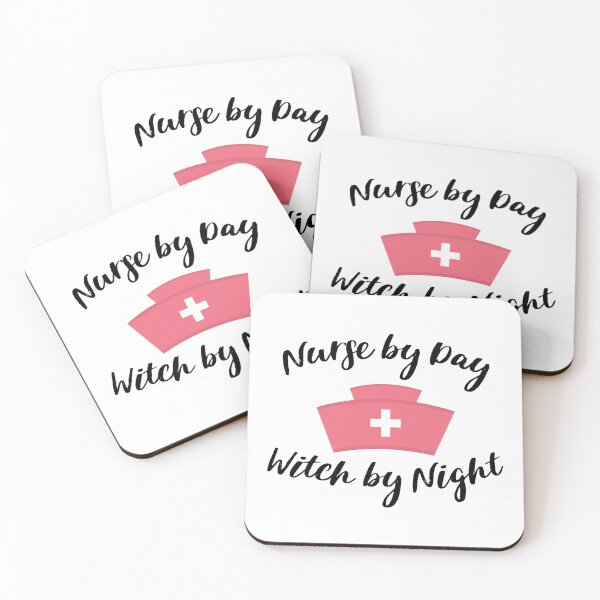 Item preview, Nurse by Day Witch by Night designed and sold by Gaalaxyz.