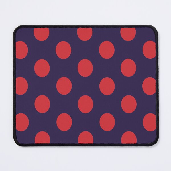 Item preview, Large RED and NAVY BLUE Polka Dots designed and sold by RachelMacht.