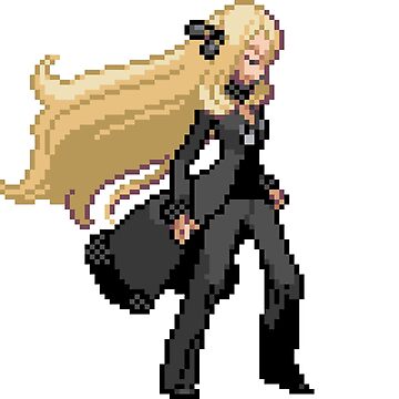 Cynthia Battle Sprite Pose
