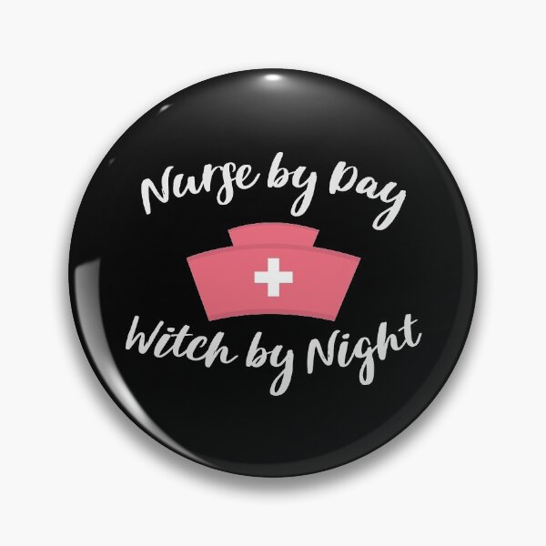 Item preview, Nurse by Day Witch by Night designed and sold by Gaalaxyz.