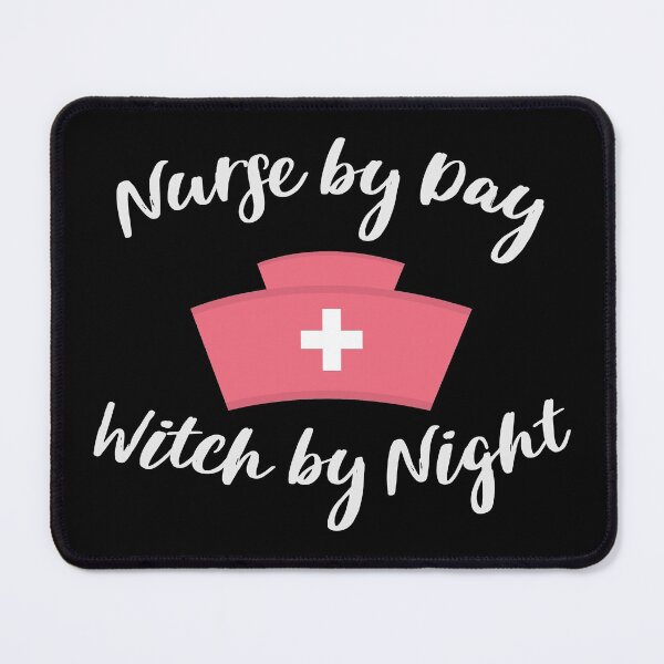 Item preview, Nurse by Day Witch by Night designed and sold by Gaalaxyz.