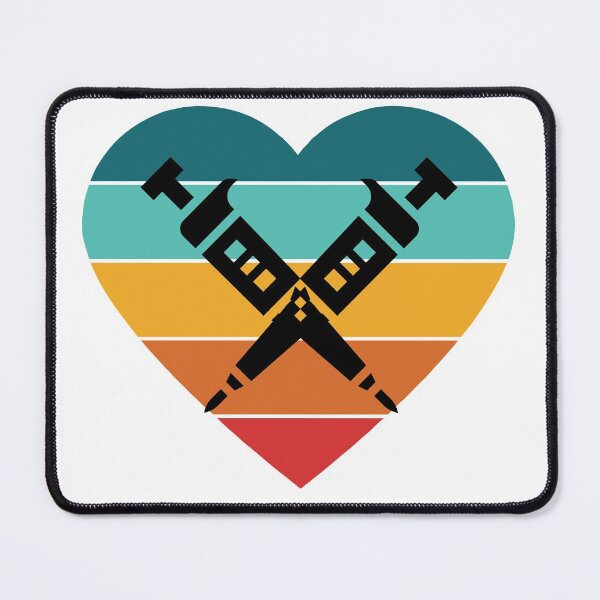 Item preview, BLUE HEART SHAPED RETRO SUNSET PIPETTES designed and sold by Hippiesole.