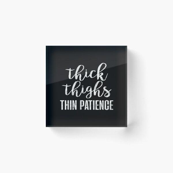 Item preview, Thick Thighs Thin Patience Hoodie Shirt designed and sold by soapeselvi.