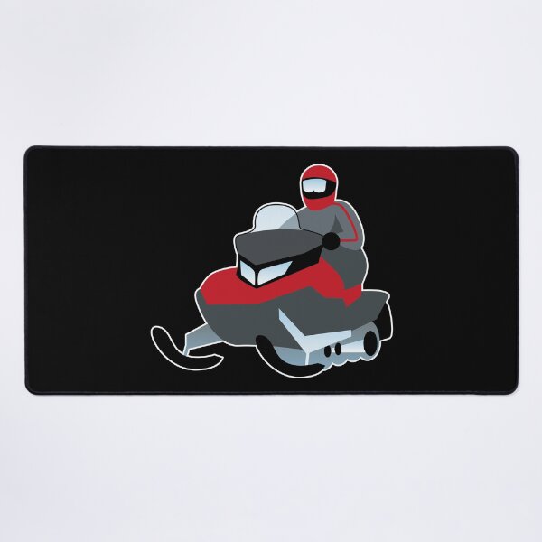 Item preview, Red Snowmobile designed and sold by Design Minds Boutique.