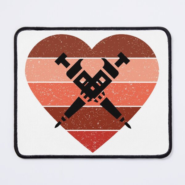 Item preview, HEART SHAPED RETRO TEXTURED SUNSET PIPETTES designed and sold by Hippiesole.