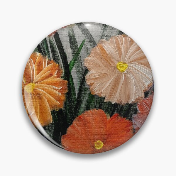Item preview, Algunas flores silvestres crecen libres en flores rojas, naranjas y azules. designed and sold by kkartwork.