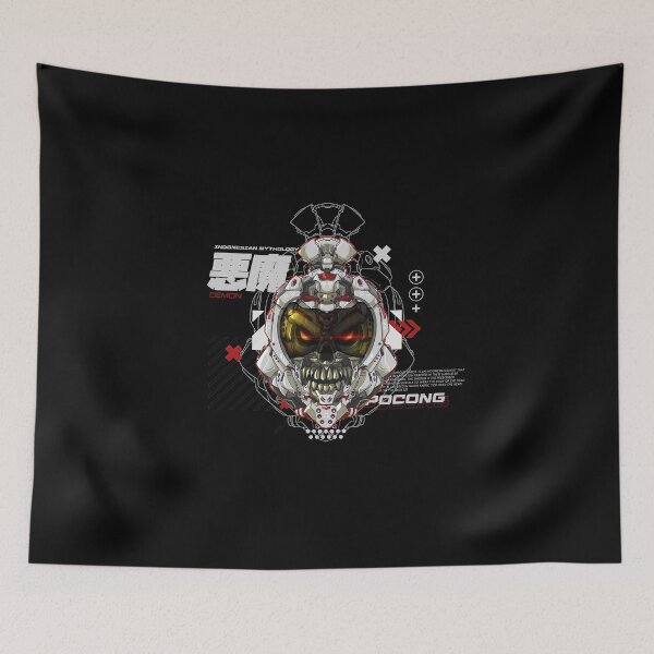 Item preview, astronaut  skull Pocong designed and sold by Dans Anugrah.