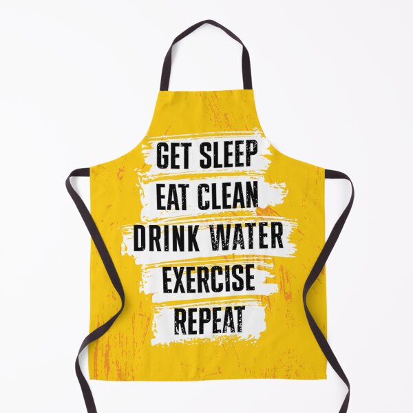 Item preview, Get sleep. Eat clean. Drink Water. Exercise. Repeat. Inspiring designed and sold by Golden-place.