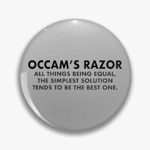 Item preview, Occam's Razor Definition designed and sold by Epic Love Designs.