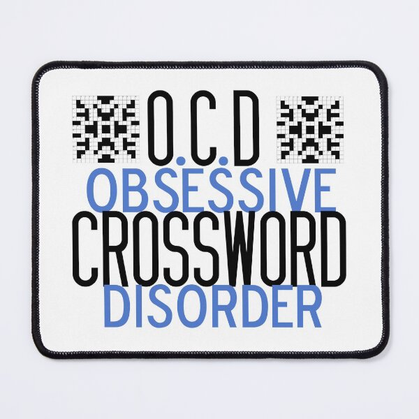 Item preview, Obsessive Crossword Disorder designed and sold by Epic Love Designs.