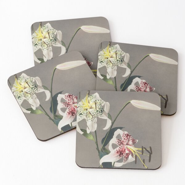 Item preview, Retro Japanese Flower Lily (1896) by Kazumasa Ogawa designed and sold by Designedbysm.