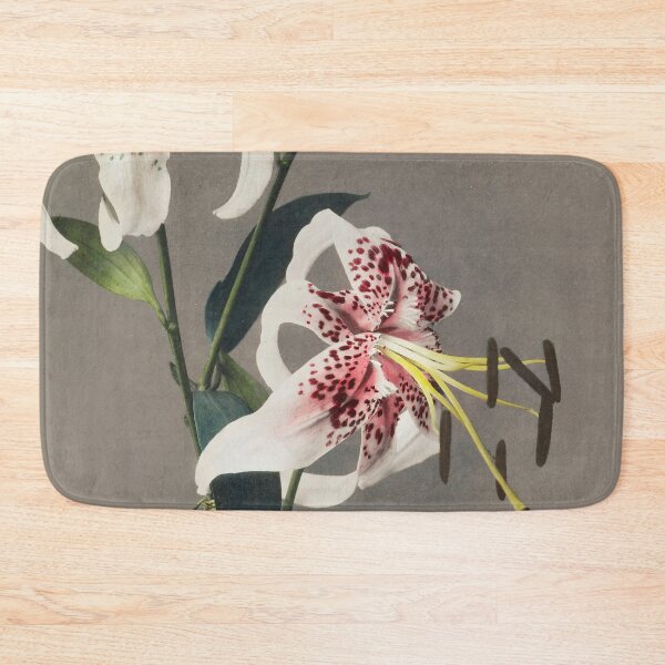 Item preview, Retro Japanese Flower Lily (1896) by Kazumasa Ogawa designed and sold by Designedbysm.
