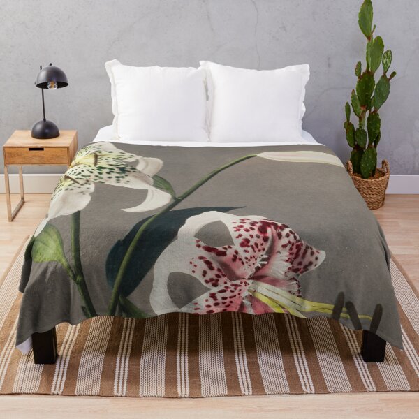 Item preview, Retro Japanese Flower Lily (1896) by Kazumasa Ogawa designed and sold by Designedbysm.