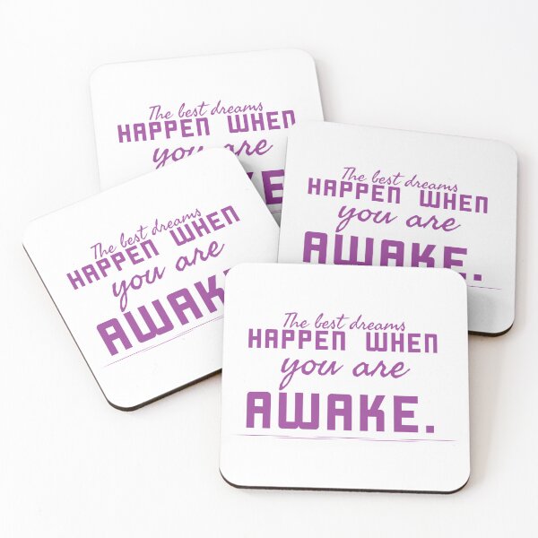 Item preview, The Best Dreams Happen When You Are Awake 16-b designed and sold by Fit & Fun  Gallery.