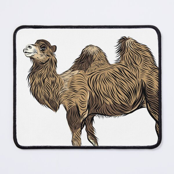 Item preview, Bactrian camel hand drawn sketch illustration designed and sold by Aroastock.