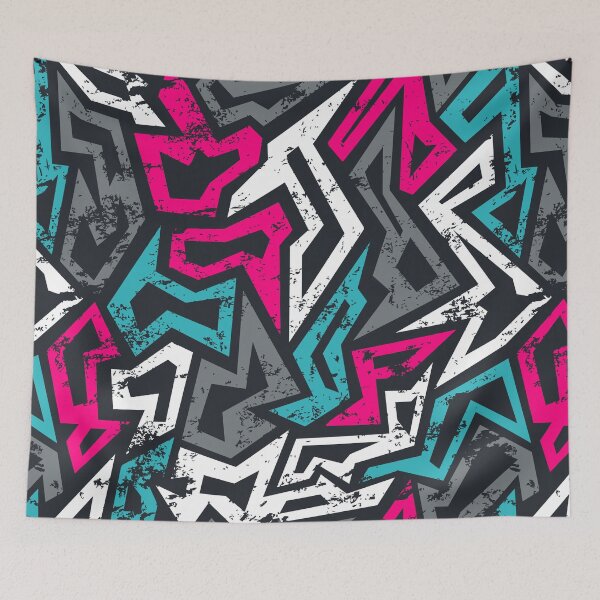 Item preview, Patrón geométrico grunge designed and sold by PillsLab.