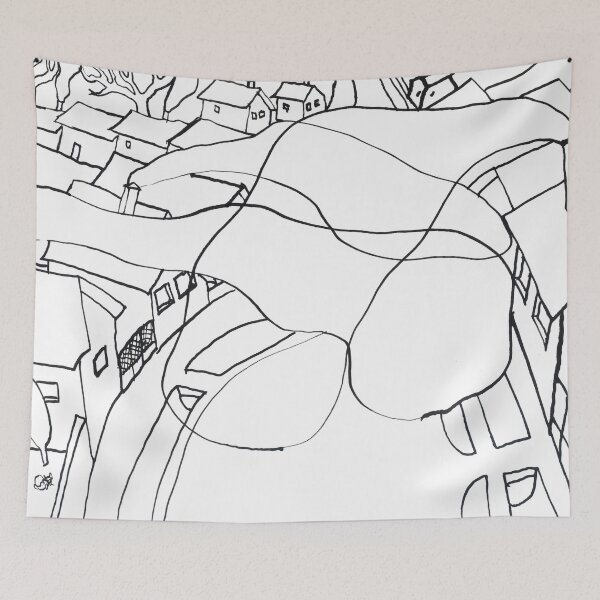 Item preview, The Smoke from the Stoves floods the Village designed and sold by Istvan Ocztos.