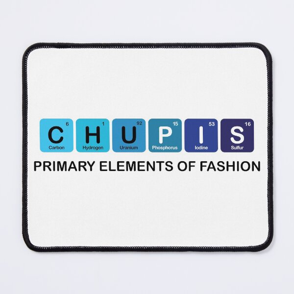 Item preview, Chupis blue elements black lettering designed and sold by Firikokoz.