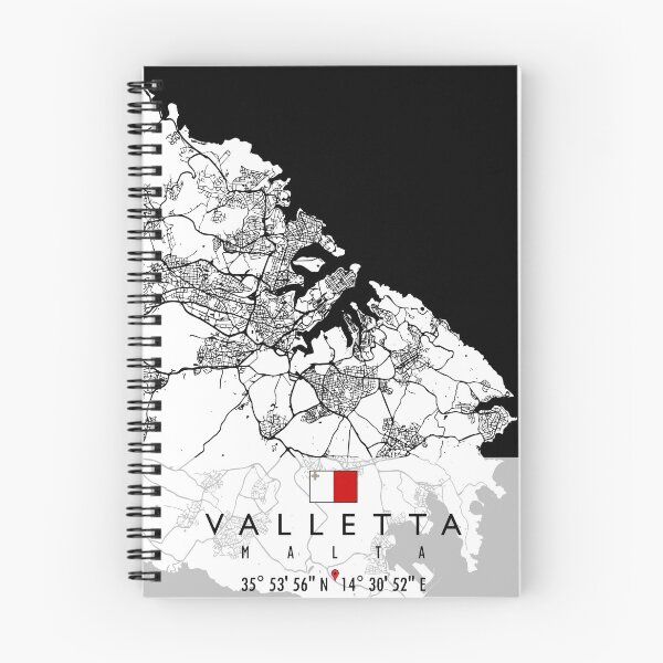Item preview, VALLETTA MAP MALTA designed and sold by hatimelhag.