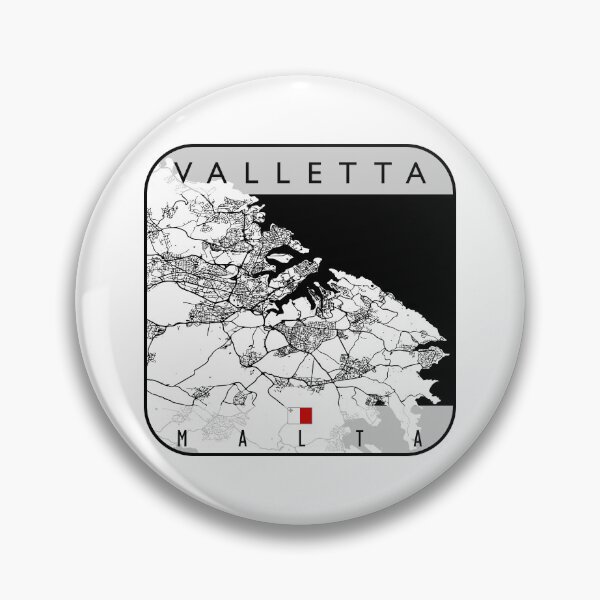 Item preview, VALLETTA MAP MALTA designed and sold by hatimelhag.