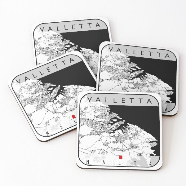 Item preview, VALLETTA MAP MALTA designed and sold by hatimelhag.