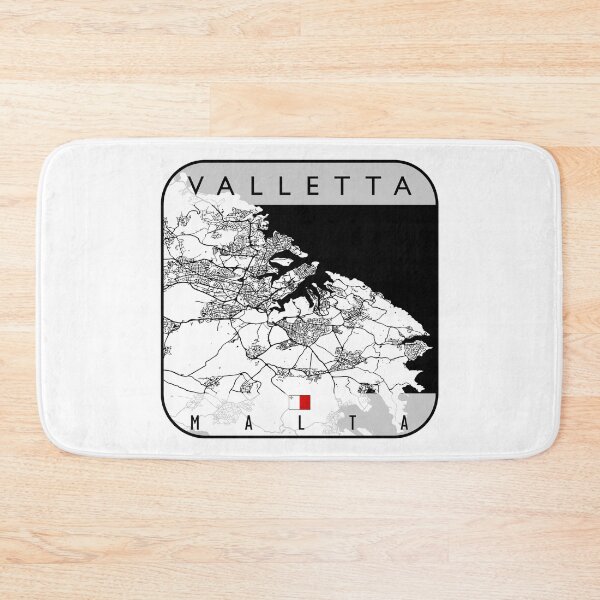 Item preview, VALLETTA MAP MALTA designed and sold by hatimelhag.