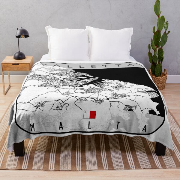 Item preview, VALLETTA MAP MALTA designed and sold by hatimelhag.