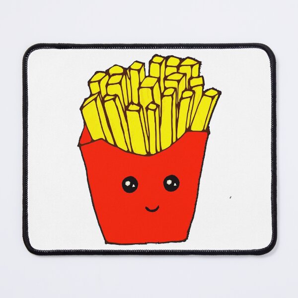 Item preview, Hand drawn french fries love food designed and sold by WatercolorFun.