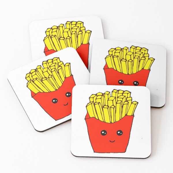 Item preview, Hand drawn french fries love food designed and sold by WatercolorFun.