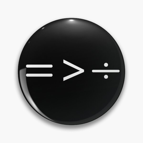 Item preview, Equality is greater than division. Math symbols. designed and sold by ronaldsonou.