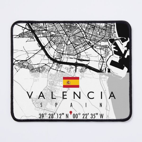 Item preview, VALENCIA MAP SPAIN designed and sold by hatimelhag.