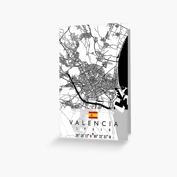 Item preview, VALENCIA MAP SPAIN designed and sold by hatimelhag.